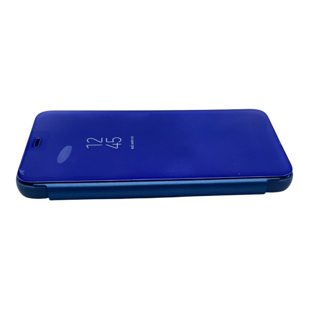 Redmi Note 7 / Xiaomi Note 7 Mirror Flip Phone Case Blue Scratch Resistant - Picture 5 of 8